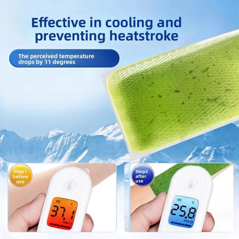Herbal Extract Cooling Patches – Portable Body Cooling Sheets Herbal Cooling Patch Babs
