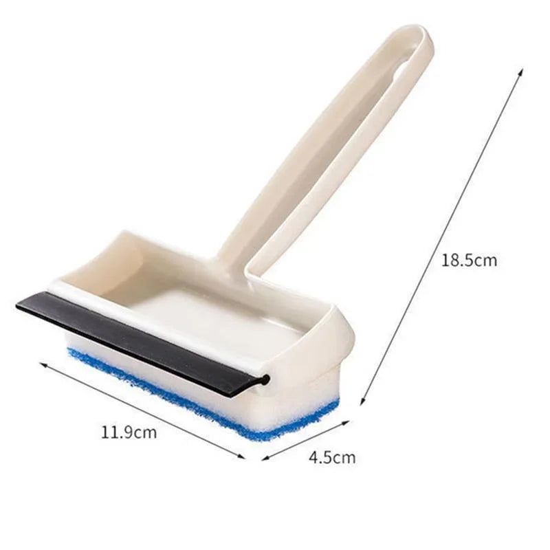 Double-Sided Glass Cleaning Brush & Bathroom Squeegee Bathroom Cleaning Brush Babs