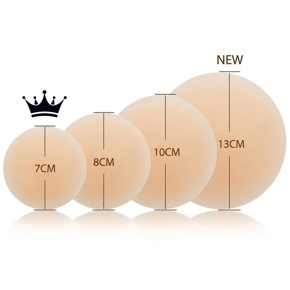 Reusable Silicone Nipple Covers – Invisible Adhesive Pasties Nipple Covers Babs