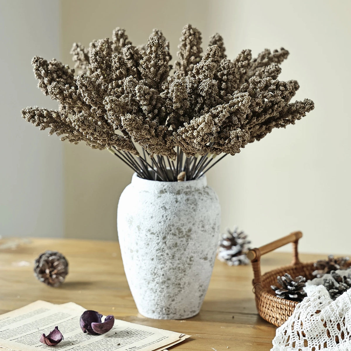 Silk Artificial Chrysanthemum Flower Branch – Wedding & Home Décor Artificial Silk Flower Babs