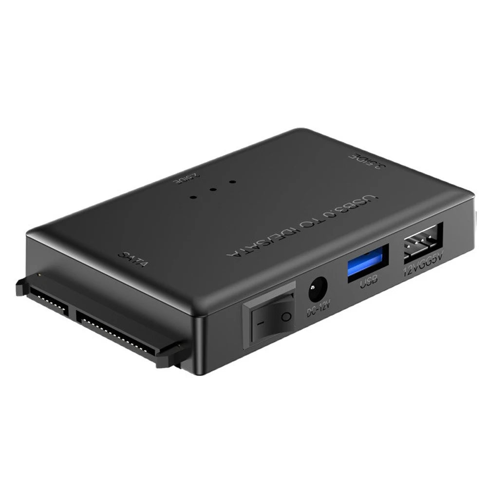 KEBIDUMEI 3-in-1 USB 3.0 to SATA IDE Hard Drive Adapter Hard Drive Adapter Babs EU Plug