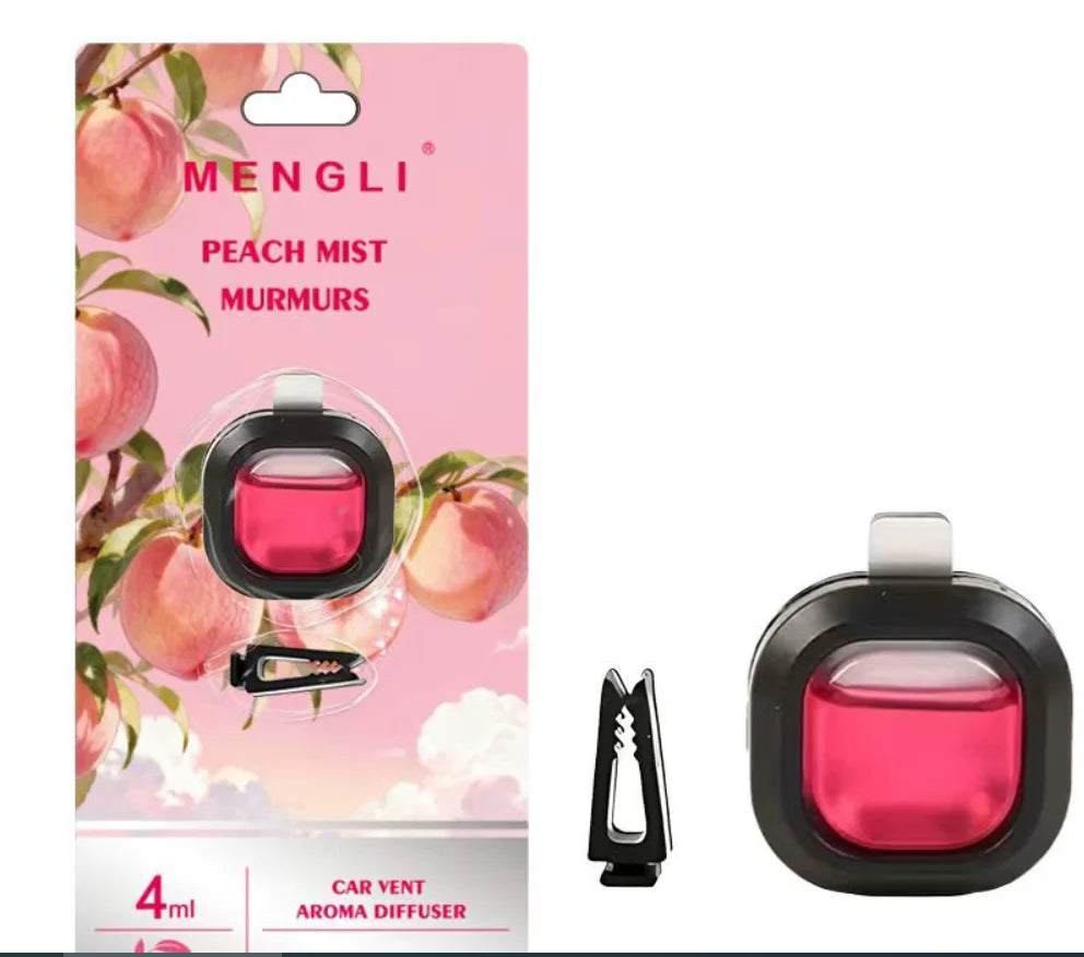 Car Vent Clip Air Freshener | Essential Oil Scent, 30 Days Car Air Freshener Babs Pink