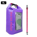 Waterproof Dry Bag 2L 5L PVC Touch Screen Outdoor Backpack Waterproof Dry Bag Babs 5L LG
