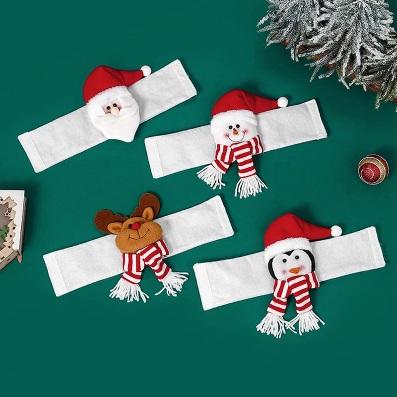 Christmas Curtain Clasps – Santa, Snowman, Penguin & Elk Curtain Clasp Holder Babs