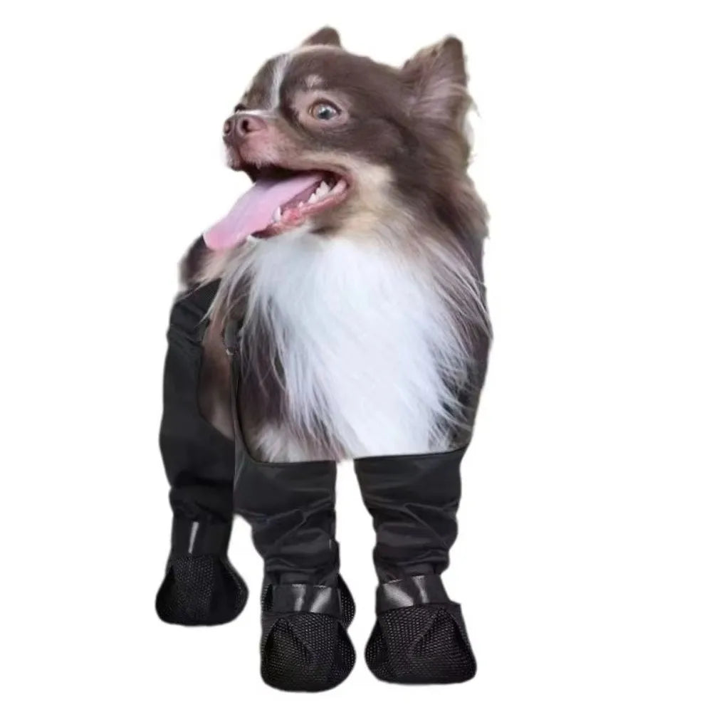Waterproof Dog Rain Boots – Anti-Slip, Adjustable Paw Protector Dog Rain Boots Babs