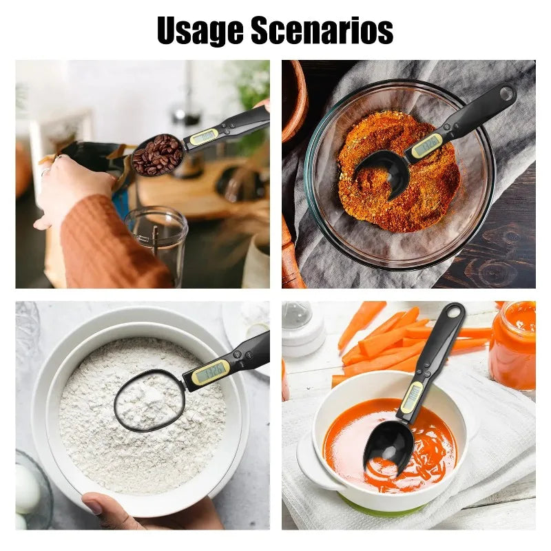 Digital Measuring Spoon Scale 0.1g Precision – LCD Kitchen Tool Digital Kitchen Scale Babs