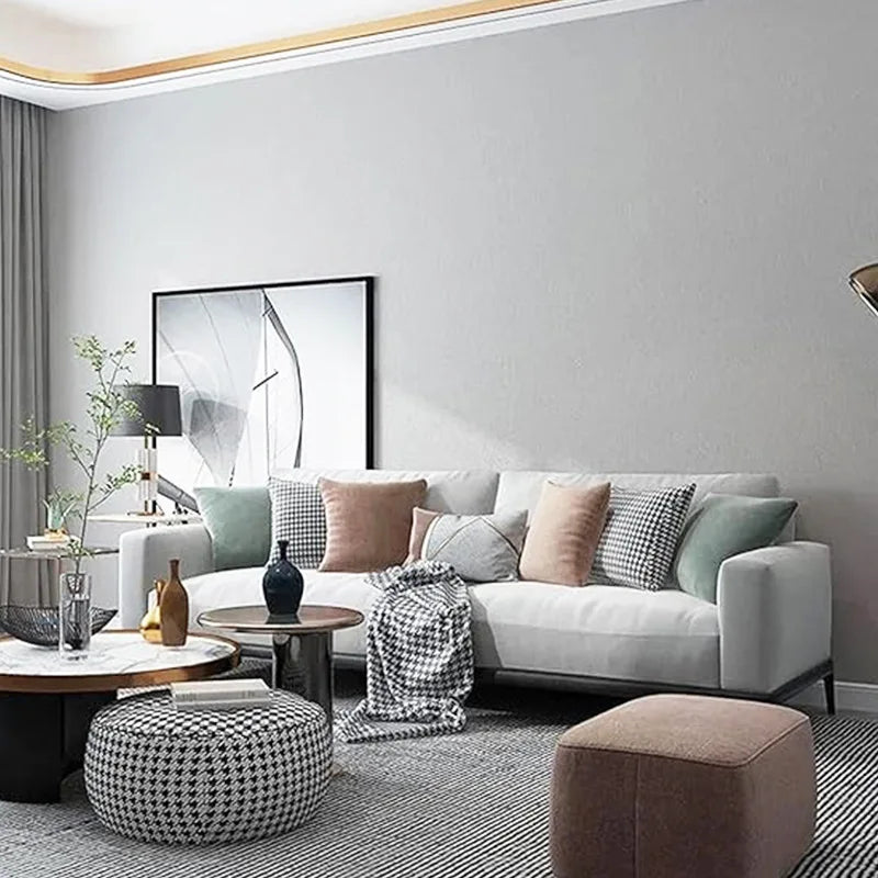 40cm Peel & Stick Waterproof Wallpaper | PVC Self-Adhesive Peel & Stick Wallpaper Babs light grey 40cmX10m