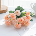 Artificial Silk Carnation Flower Stems – Wedding & Home Decor Artificial Flower Stems Babs Champagne 1pc