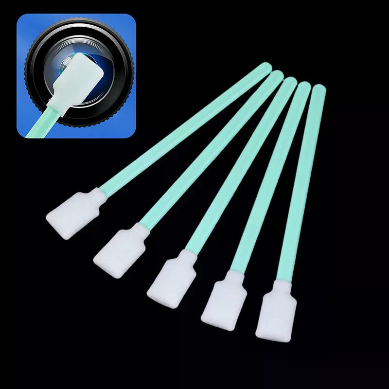 50PCS Foam Tip Cleaning Swabs for Inkjet UV Solvent Printers Printer Cleaning Swabs Babs