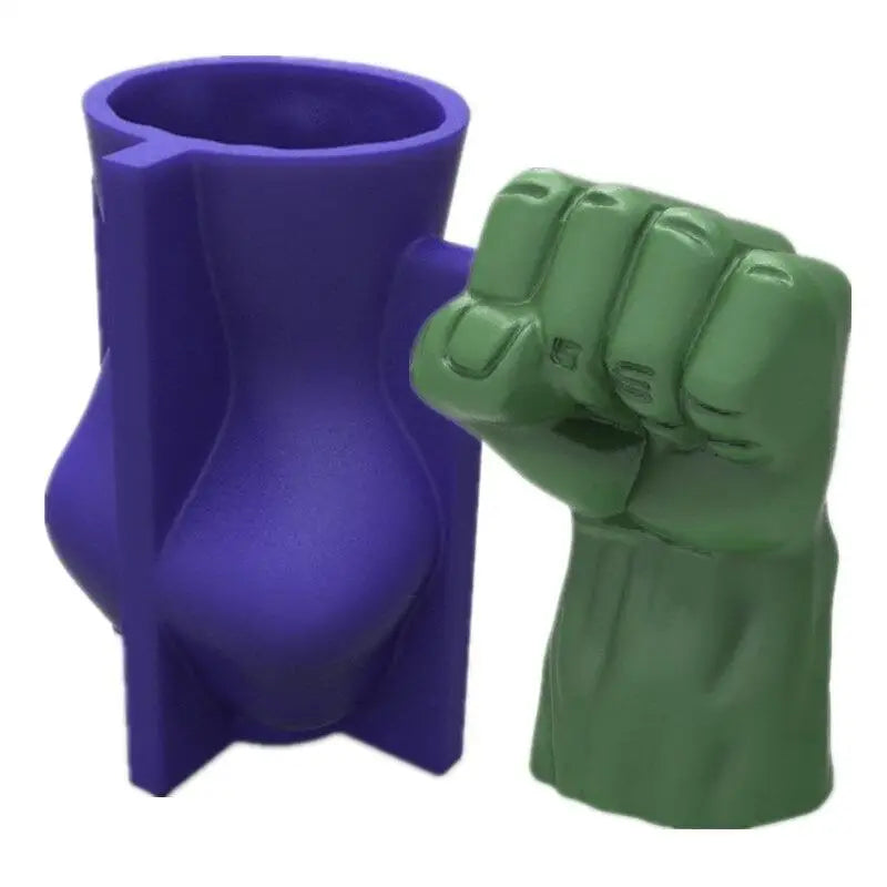 3D Large Fist Silicone Mold – Candle, Soap & Clay Crafts Silicone Craft Mold Babs
