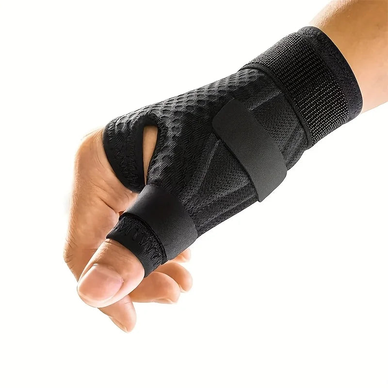 Adjustable Thumb & Wrist Support Brace – Breathable Sports Wrap Wrist & Thumb Brace Babs