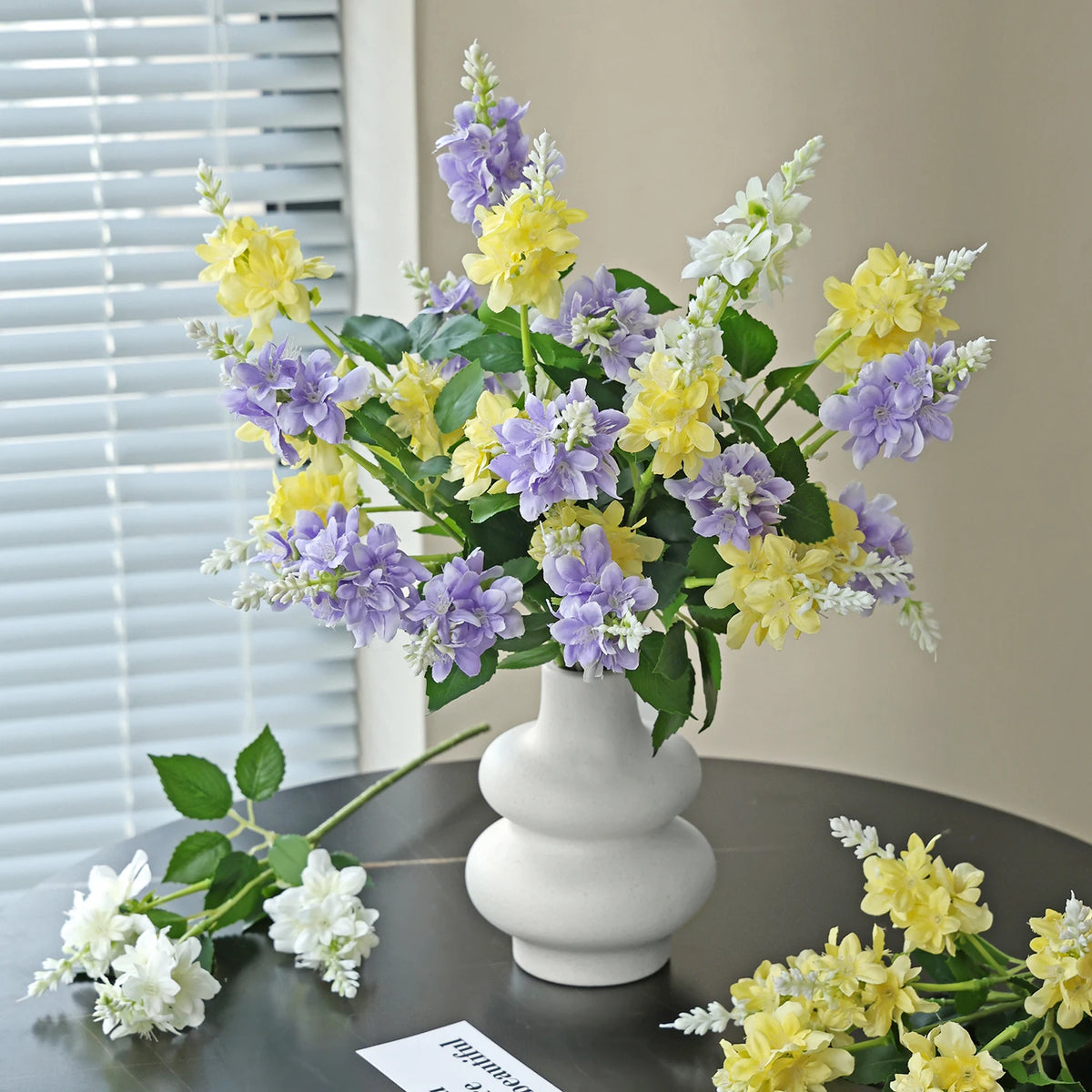 Silk Artificial Moundlily Flowers – Wedding & Home Décor Bouquet Artificial Flower Bouquet Babs
