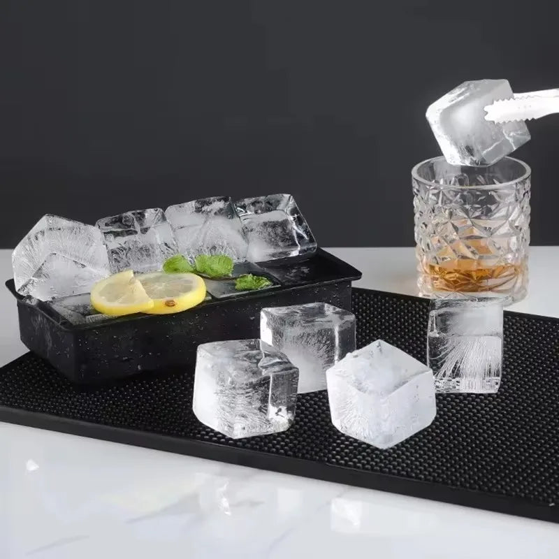Silicone Ice Cube Mold & Ice Ball Maker – 4/6/8/15 Compartments Silicone Ice Mold Babs