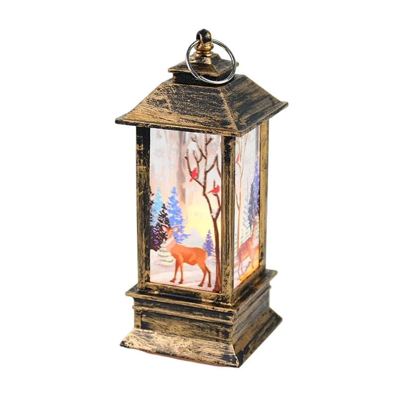 Santa Snowman Lantern Christmas Ornament & Holiday Décor Christmas Lantern Ornament Babs