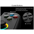 Wireless Bluetooth Mobile Game Controller – RGB, Hall Effect Joystick Mobile Game Controller Babs Black