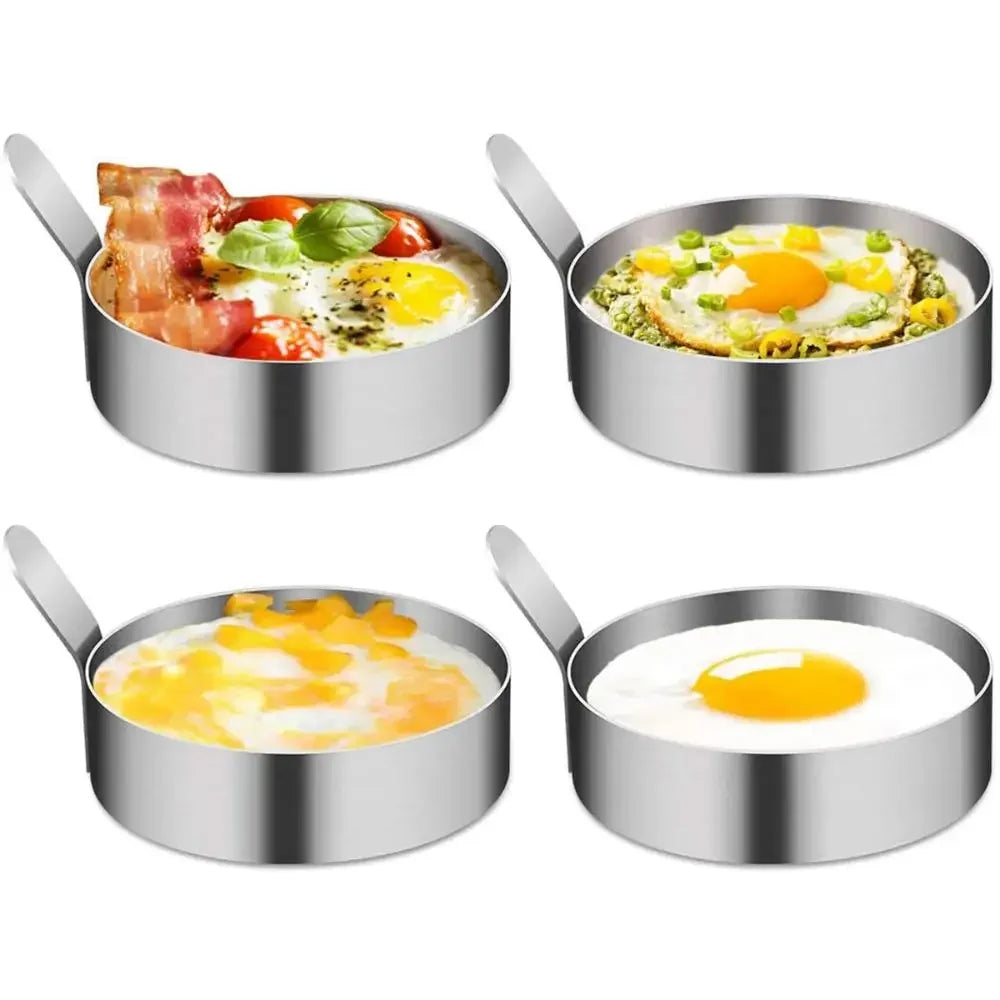 304 Stainless Steel Egg & Pancake Ring Mold with Handle Egg & Pancake Ring Babs