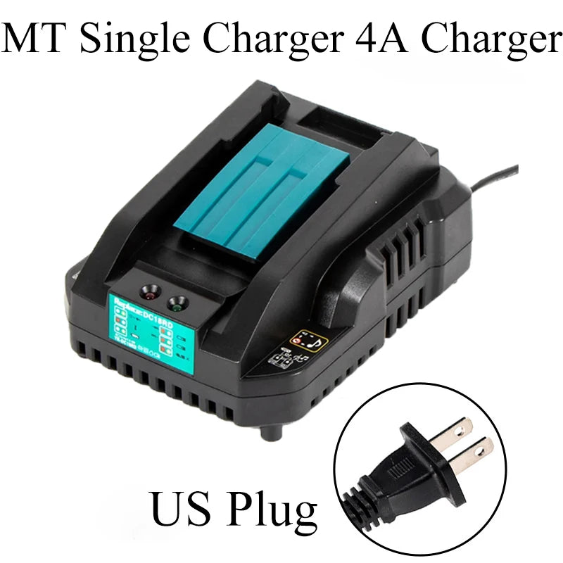 Rapid Charger for Makita 14.4V–18V Li-Ion Battery DC18RC Battery Charger Babs 4A US Plug