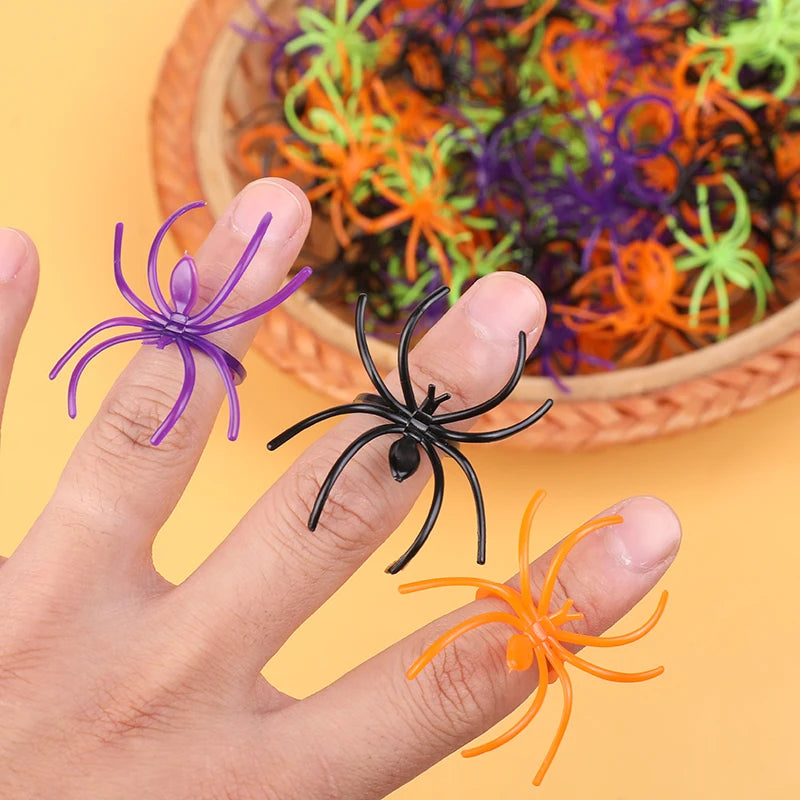 20pcs Mini Spider Rings – Halloween Party Favors for Kids Halloween Party Favors Babs