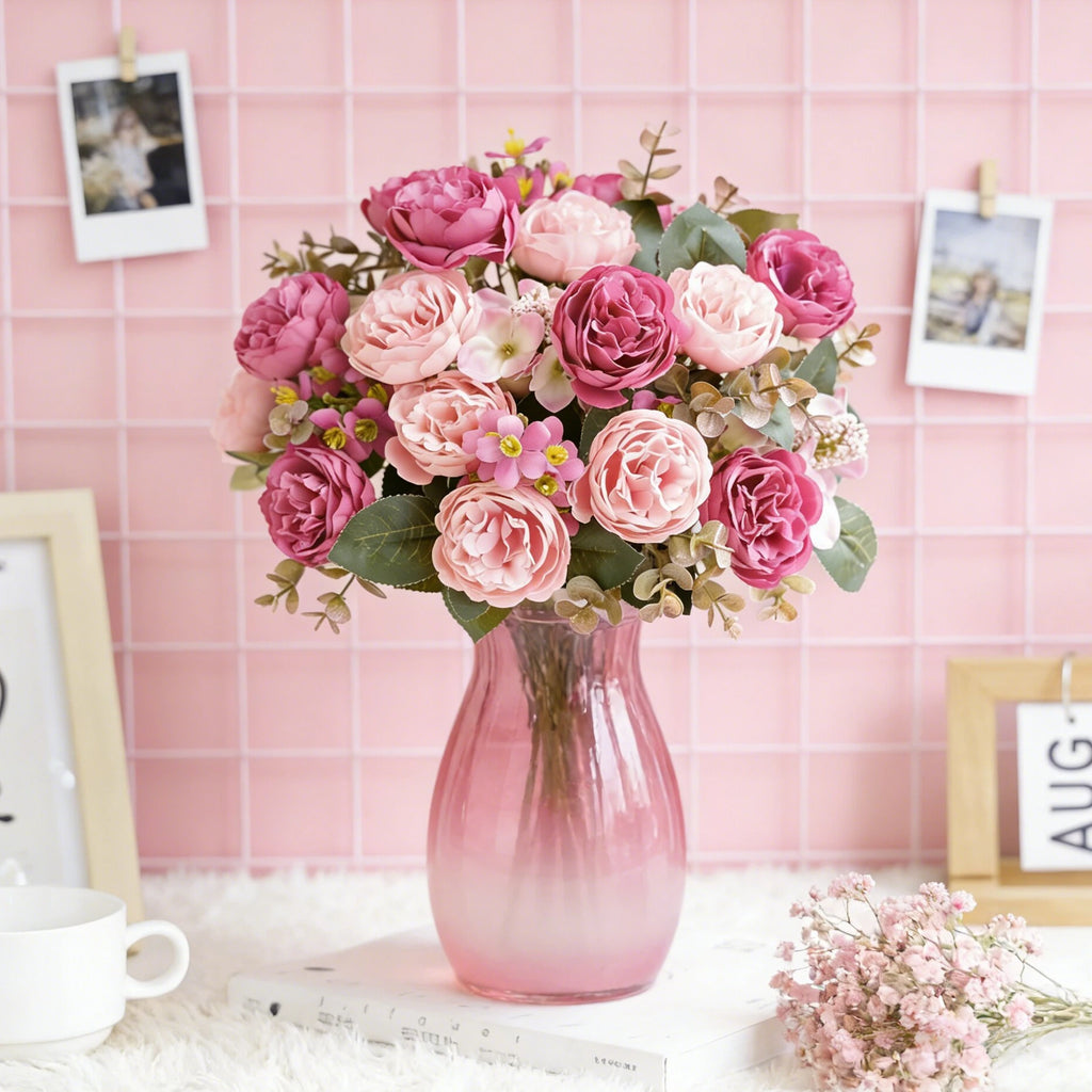 Artificial Silk Peony Flowers for Wedding & Home Décor Artificial Silk Flowers Babs