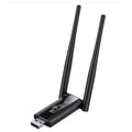 KEBIDUMEI 2.4G 300Mbps USB WiFi Repeater & Signal Booster WiFi Repeater Extender Babs Black