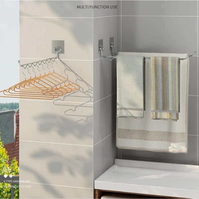 Stainless Steel Folding Clothes Drying Rack | Wall Mount Clothes Drying Rack Babs