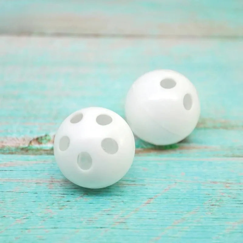 30/50pcs Plastic Rattle Squeaker Balls DIY Pet & Baby Toy Repair Toy Squeaker Balls Babs