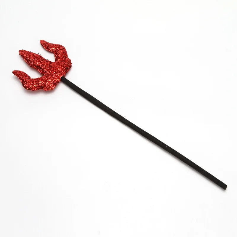 10-Pack Sequin Devil Horns Headbands & Wands | Party Props Costume Party Props Babs