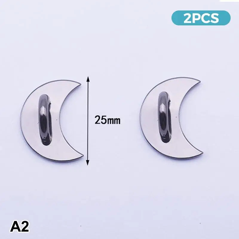 2pcs Adhesive Metal Phone Charm Holder & Keychain Loop Hook Phone Charm Holder Babs A2