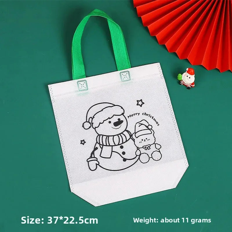 Kids DIY Coloring Graffiti Bag with Markers – Creative Gift Kids Craft Gift Set Babs