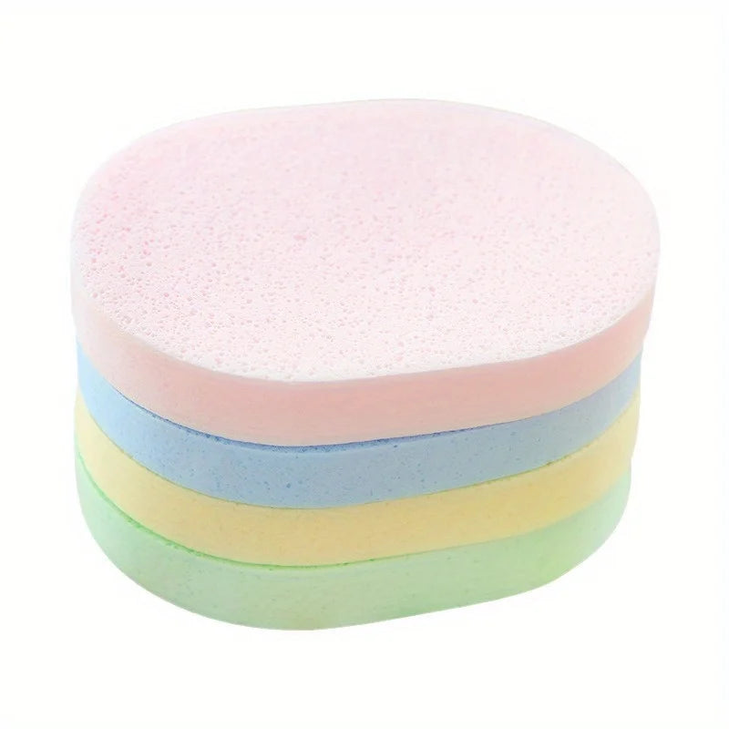 4-Pack Exfoliating Facial Cleansing Sponge Puff – Smooth Skin Facial Cleansing Sponge Babs