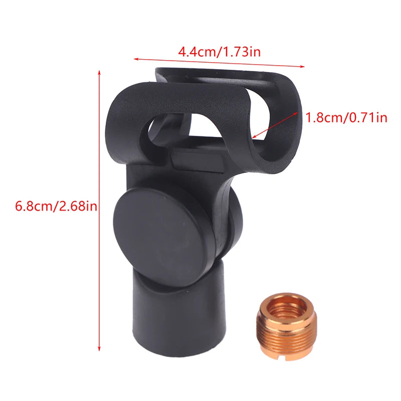 Universal Adjustable Microphone Clip Clamp Holder & Adapter Microphone Clamp Holder Babs
