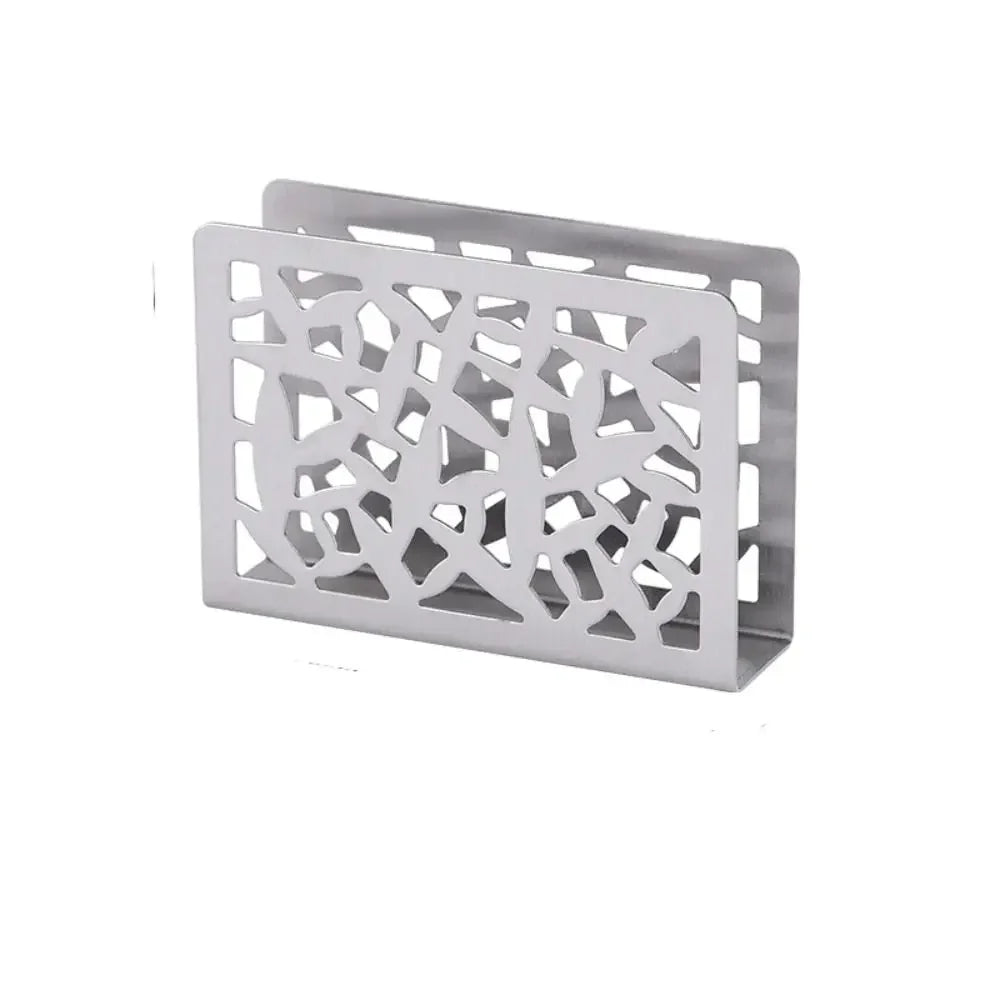 Stainless Steel Vertical Napkin Holder – Silver & Gold Napkin Holder Babs A