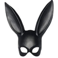 12-Pack Black Bunny Ear Masks – Halloween & Masquerade Party Costume Party Mask Babs black