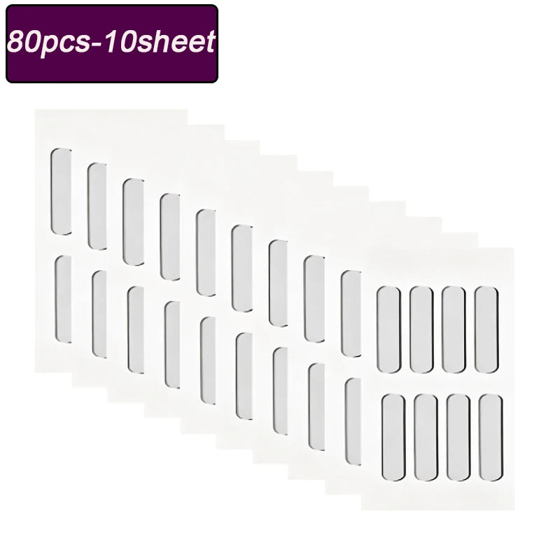 Self-Adhesive Clear Silicone Bumper Pads – Door & Cabinet Protectors Silicone Bumper Pads Babs 80pcs-10sheet