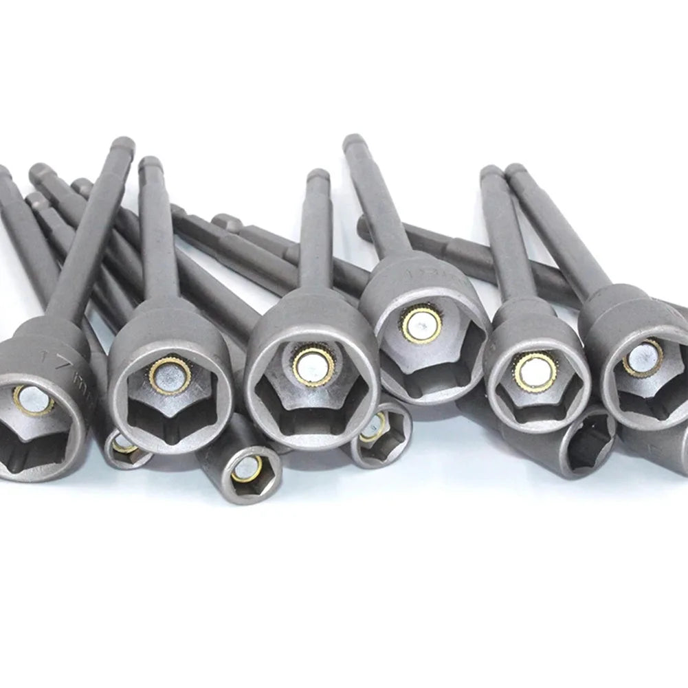 150mm Magnetic Hex Nut Driver Socket Wrench Extension 6–19mm Socket Wrench Extension Babs