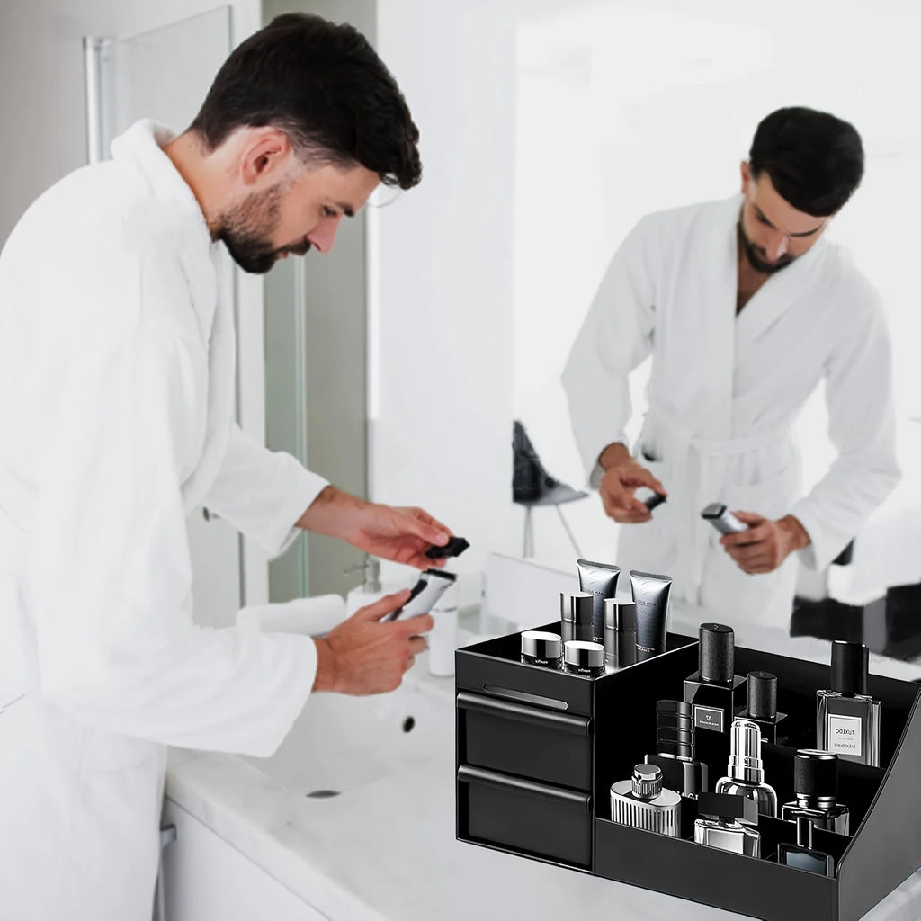 Perfume & Skincare Storage Box with Drawers | Cosmetic Organizer Cosmetic Storage Organizer Babs