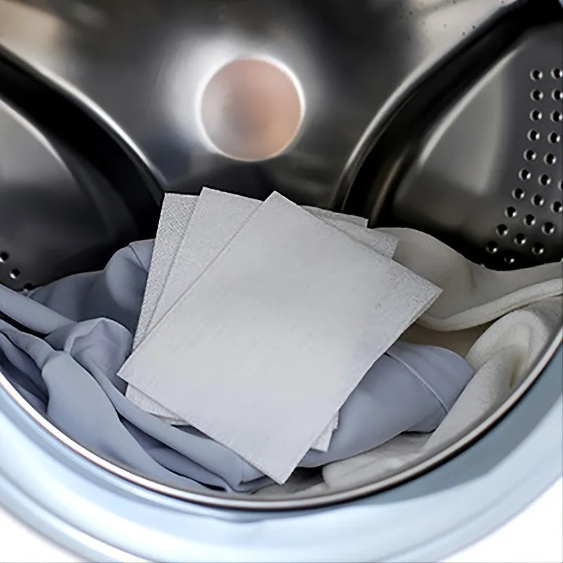 50-Pack Color Catcher Sheets – Stop Color Bleeding in Laundry Laundry Color Catcher Babs
