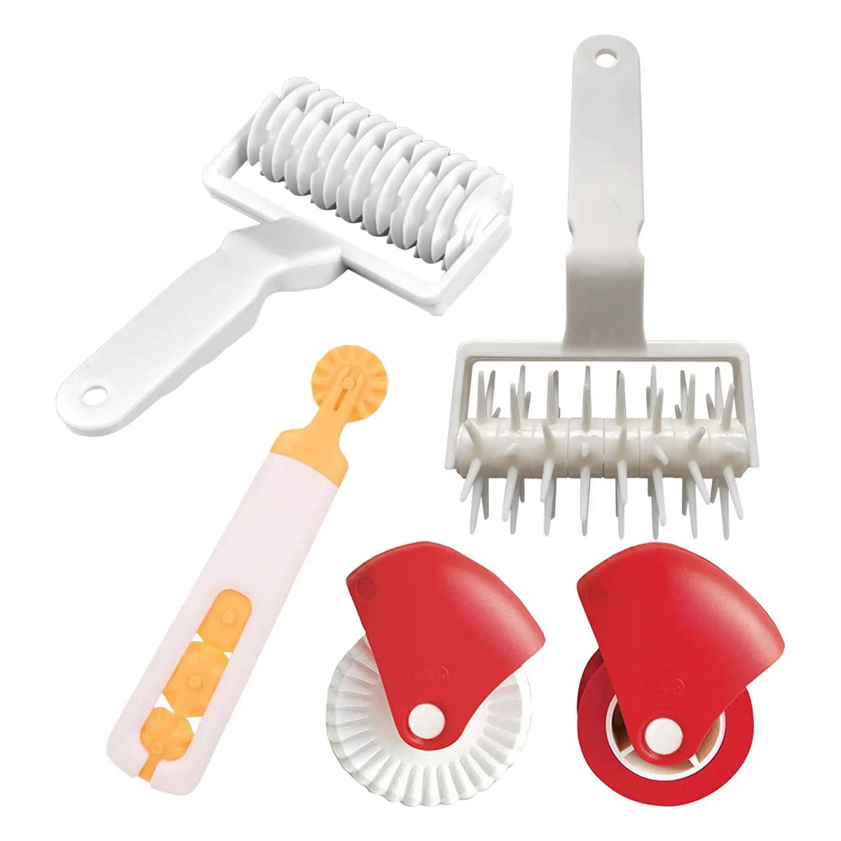 Plastic Lattice Pastry & Pizza Cutter Wheel Roller Tool Pastry Cutter Wheel Babs