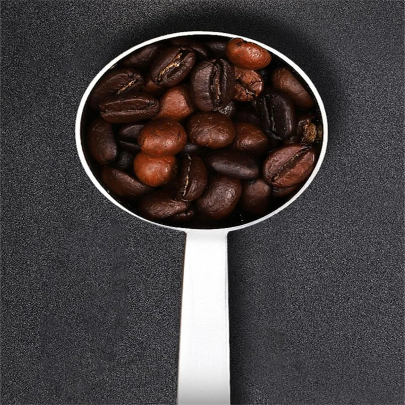 Stainless Steel Coffee Measuring Spoon & Sealing Clip Coffee Measuring Spoon Babs