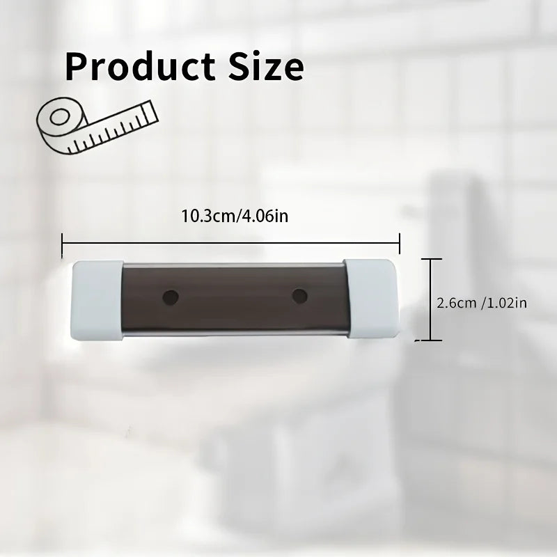 2pcs Stainless Steel Toilet Seat Bumper – Self-Adhesive Quiet Stop Toilet Seat Bumper Babs