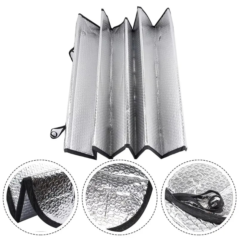 Foldable Car Windshield Sunshade UV Heat Shield 140x70cm Car Windshield Sunshade Babs