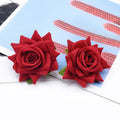 Artificial Silk Rose Heads – Wedding, DIY & Home Décor (5–10 Pcs) Artificial Flower Heads Babs color 3 10 Pieces
