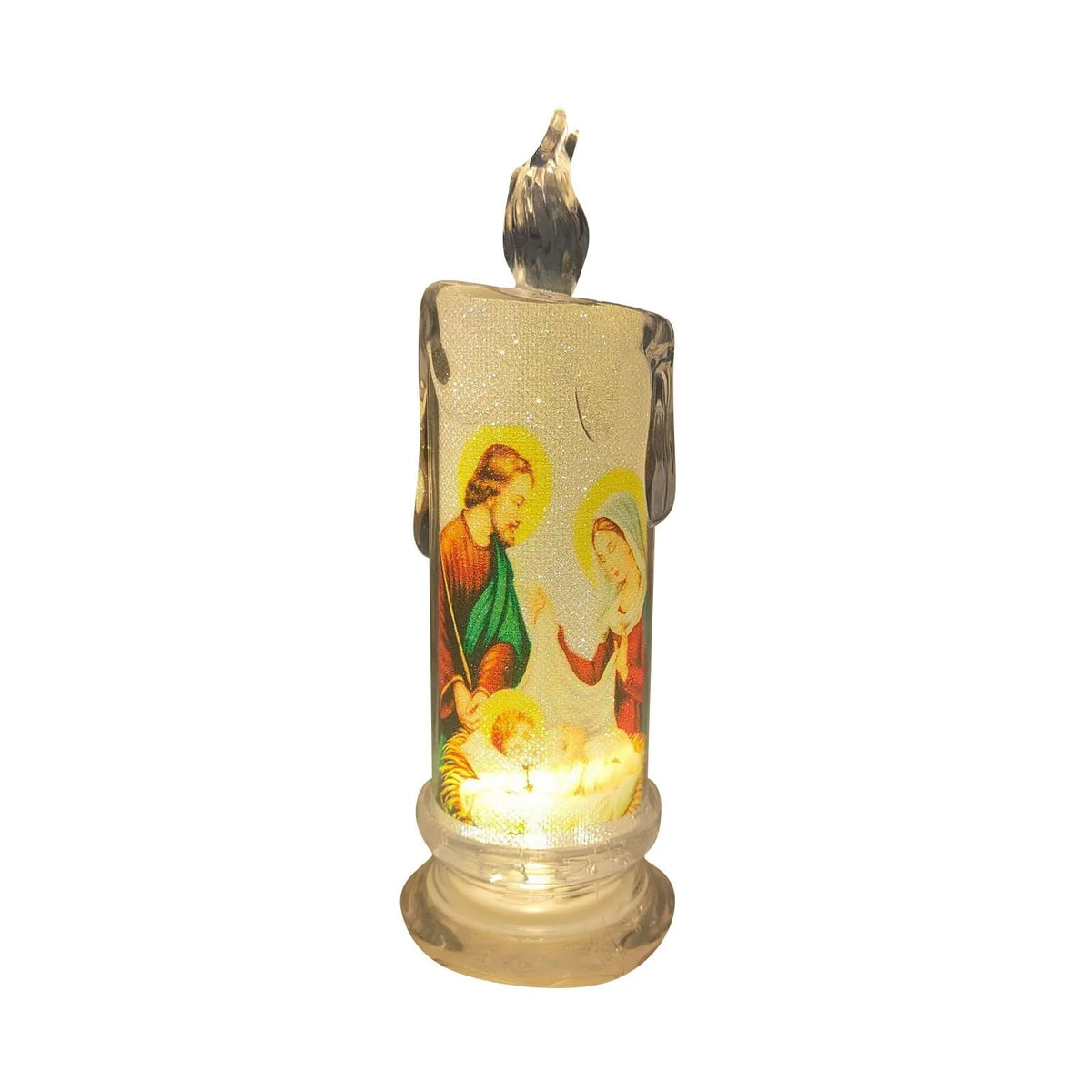 LED Flameless Religious Prayer Candles – Catholic Devotional Décor Flameless Prayer Candle Babs C One Size