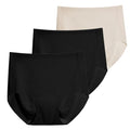3-Pack Seamless Padded Camel Toe Proof Briefs for Gym & Yoga Padded Seamless Briefs Babs Black Black Beige L Pack