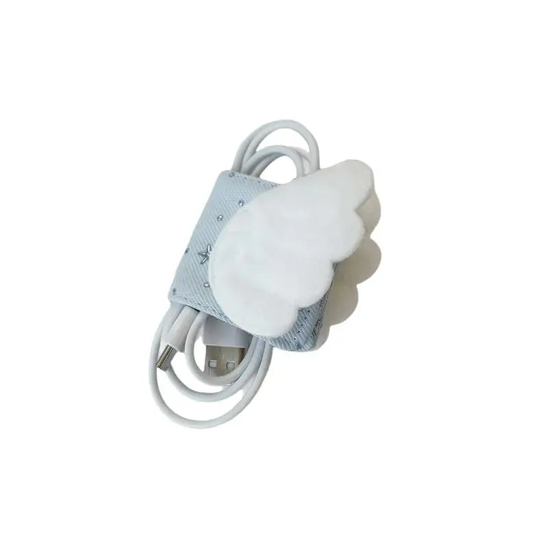 Angel Wing Cable Storage Clip – Star Print Cord Organizer Buckle Cable Storage Clip Babs