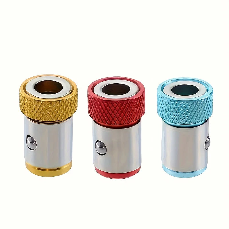 3-Pack Magnetic Lock Ring 1/4" Hex Shank Drill Bit Magnetizer Drill Bit Accessory Babs 3pcs