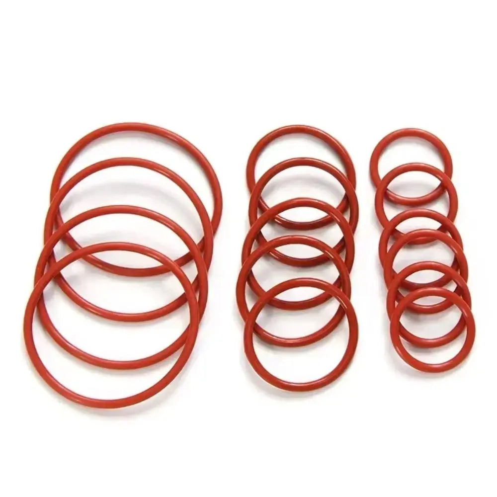 225-Piece Silicone O-Ring Set – Heat & Oil Resistant Multi-Size Silicone O-Ring Set Babs