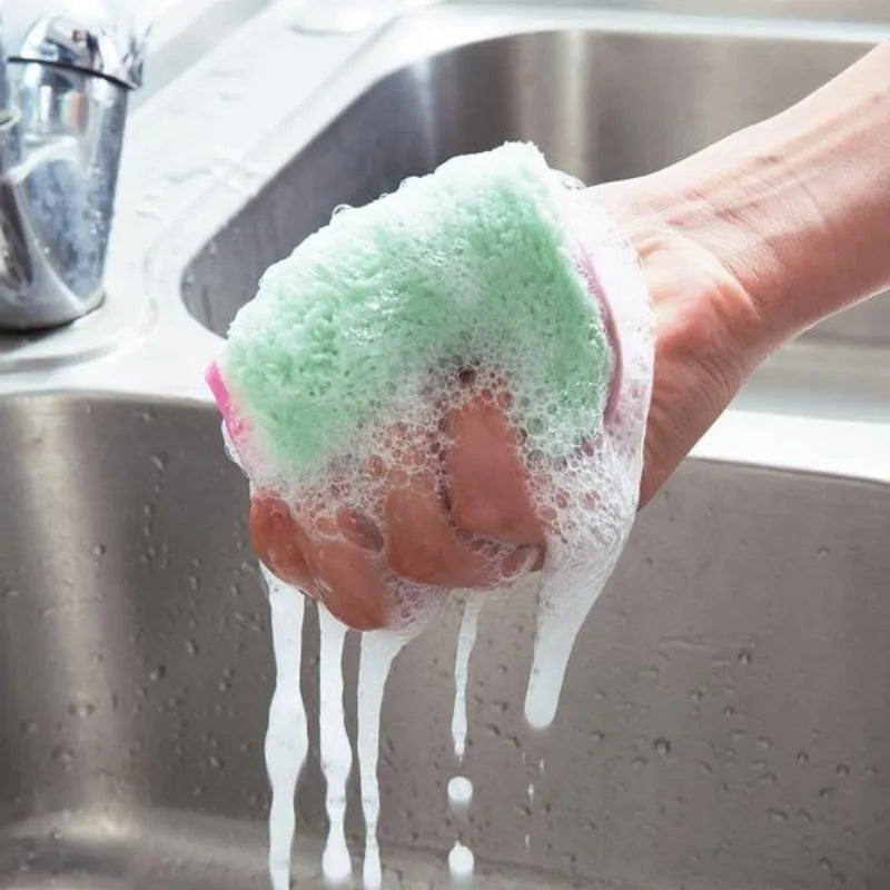 5-Pack Microfiber Dish Sponge Scrubbers – Kitchen Cleaning Set Kitchen Sponge Scrubbers Babs