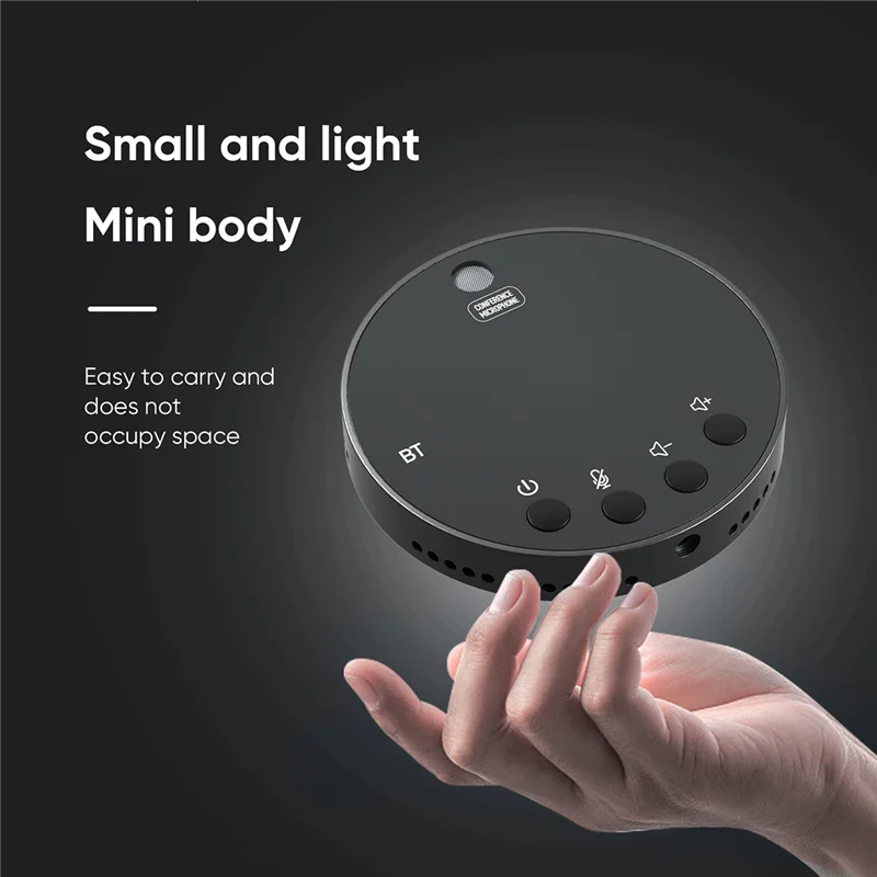 USB Conference Speakerphone – 360° Omnidirectional Mic & BT 5.0 Conference Speakerphone Babs