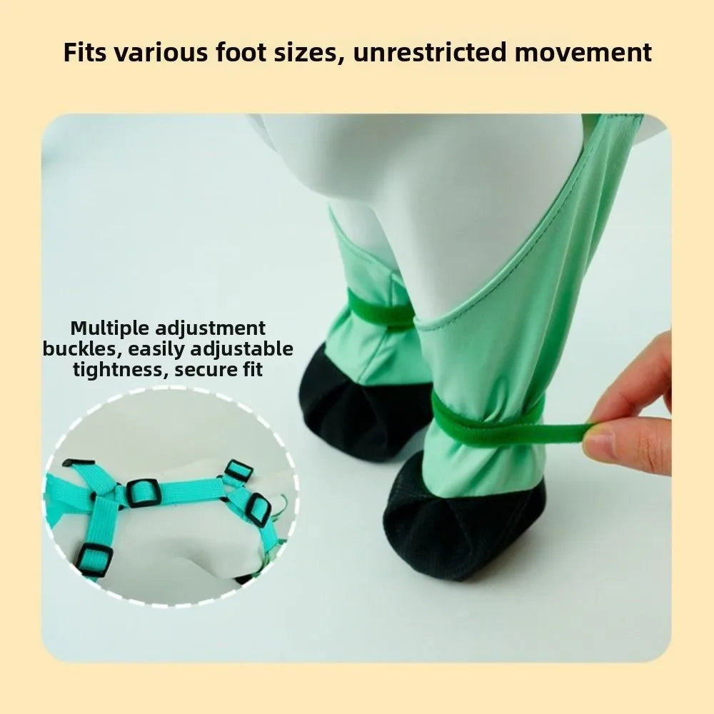 Waterproof Dog Rain Boots – Anti-Slip, Adjustable Paw Protector Dog Rain Boots Babs